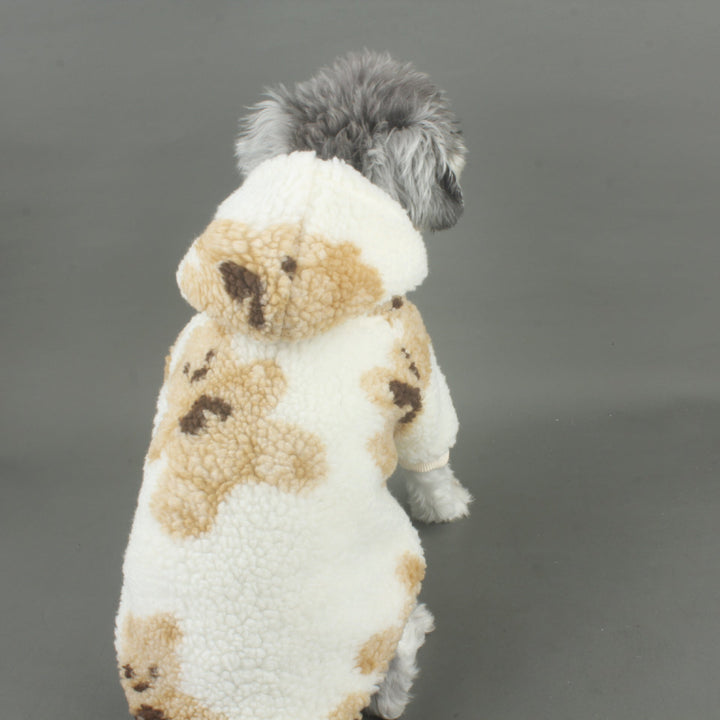 Keep Your Pup Cozy with the Dog Lamb Cashmere Bear Coat