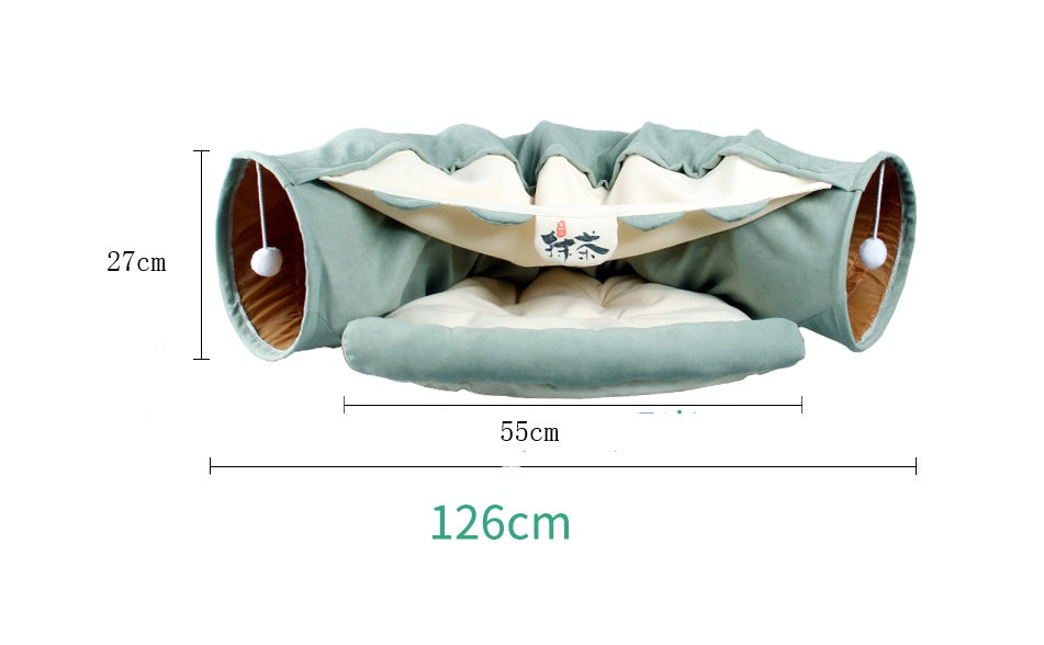 Pet Cats Tunnel Interactive Play Toy