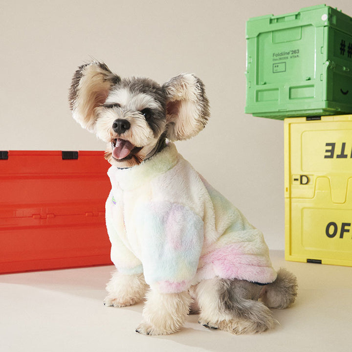 Dog Clothes Thick Fur Coat Pet Suit