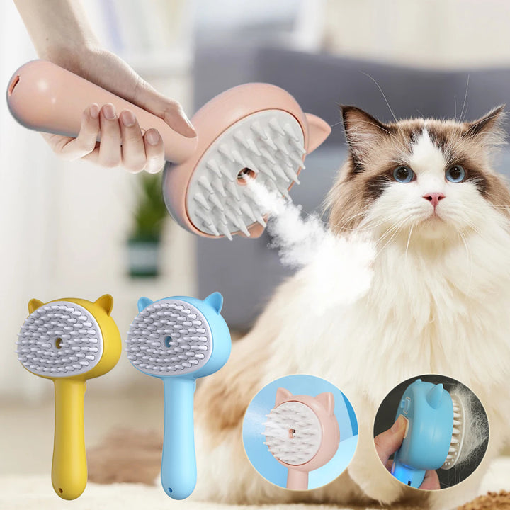 Cat Grooming Brush Rechargeable