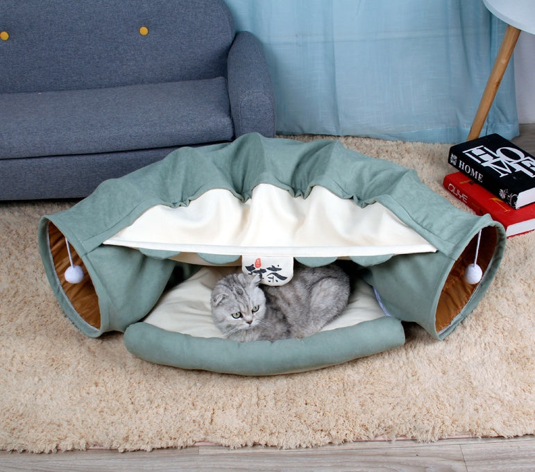 Pet Cats Tunnel Interactive Play Toy