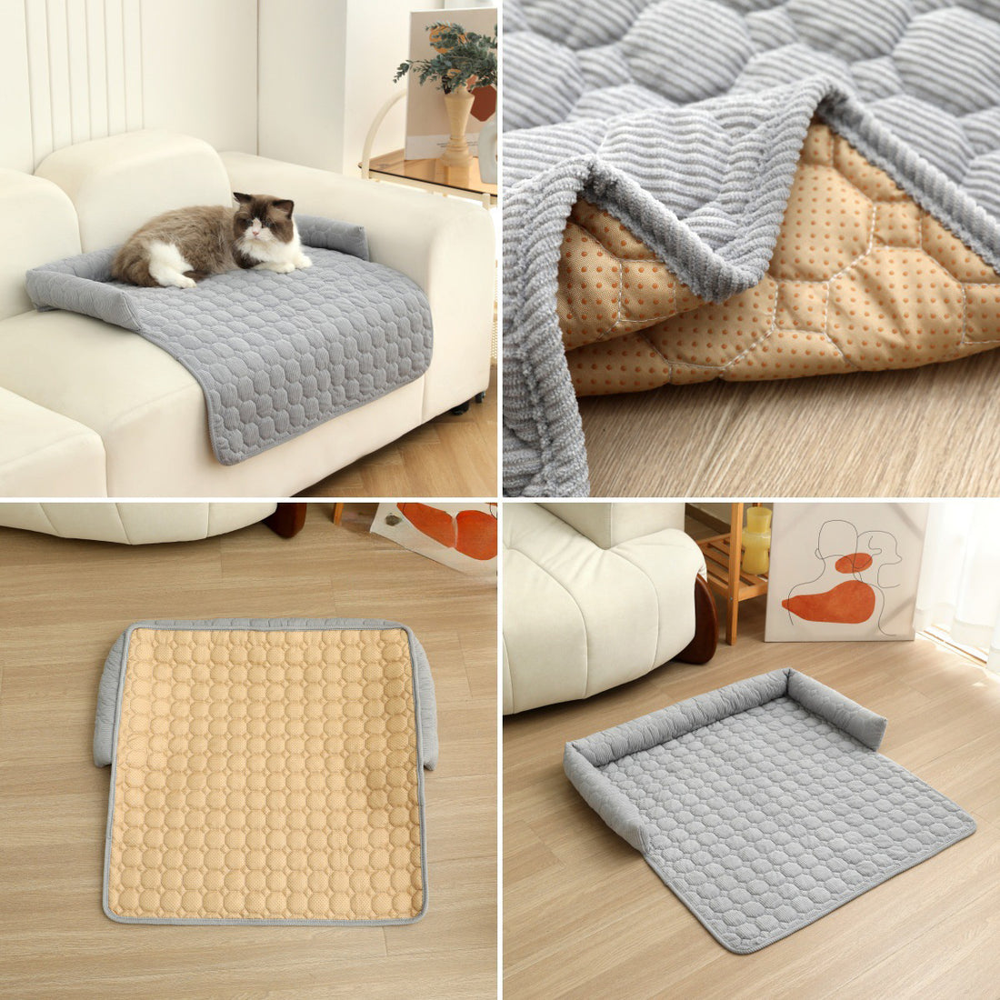 Corduroy Pet Dog Cat Bed
